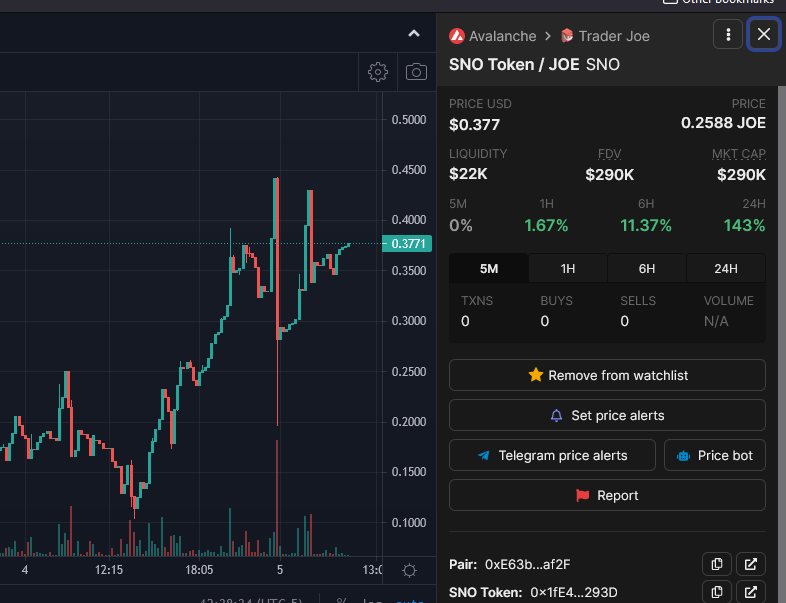 Scott_Marlett's tweet photo. Looking good! @SnowyOwlFinance
 $SNO ready for the SNODES release on Thursday 4/7/22 https://t.co/uf9I8xv93x