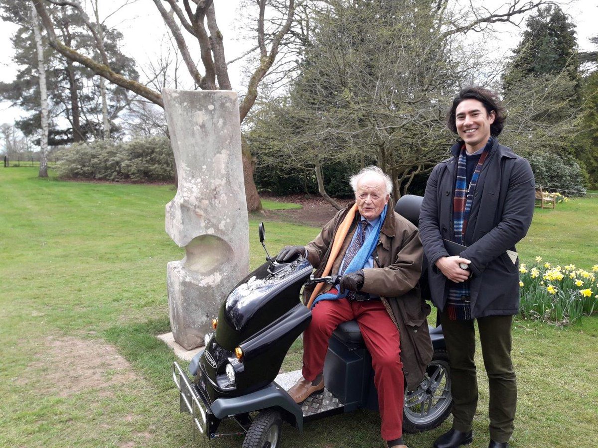 This abstract sculpture by Anthony Twentyman has been gifted to @NTDudmaston by art historian Nicholas Tresilian. ‘The Blade’ joins a number of Twentyman’s sculptures at Dudmaston, which is hosting a new modern art exhibition featuring Hepworth and Moore: bit.ly/35I6vn9