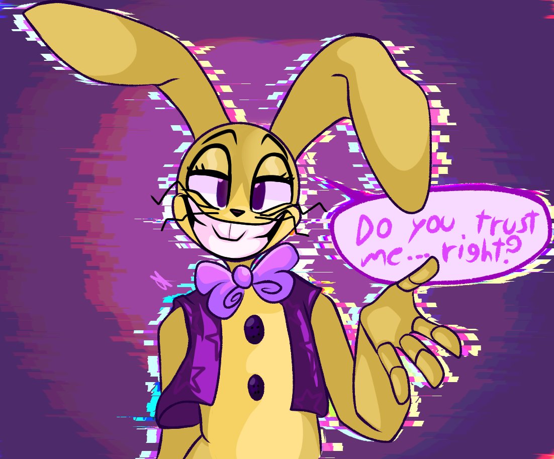 Glitchtrap Fanart by me :33 : r/fivenightsatfreddys