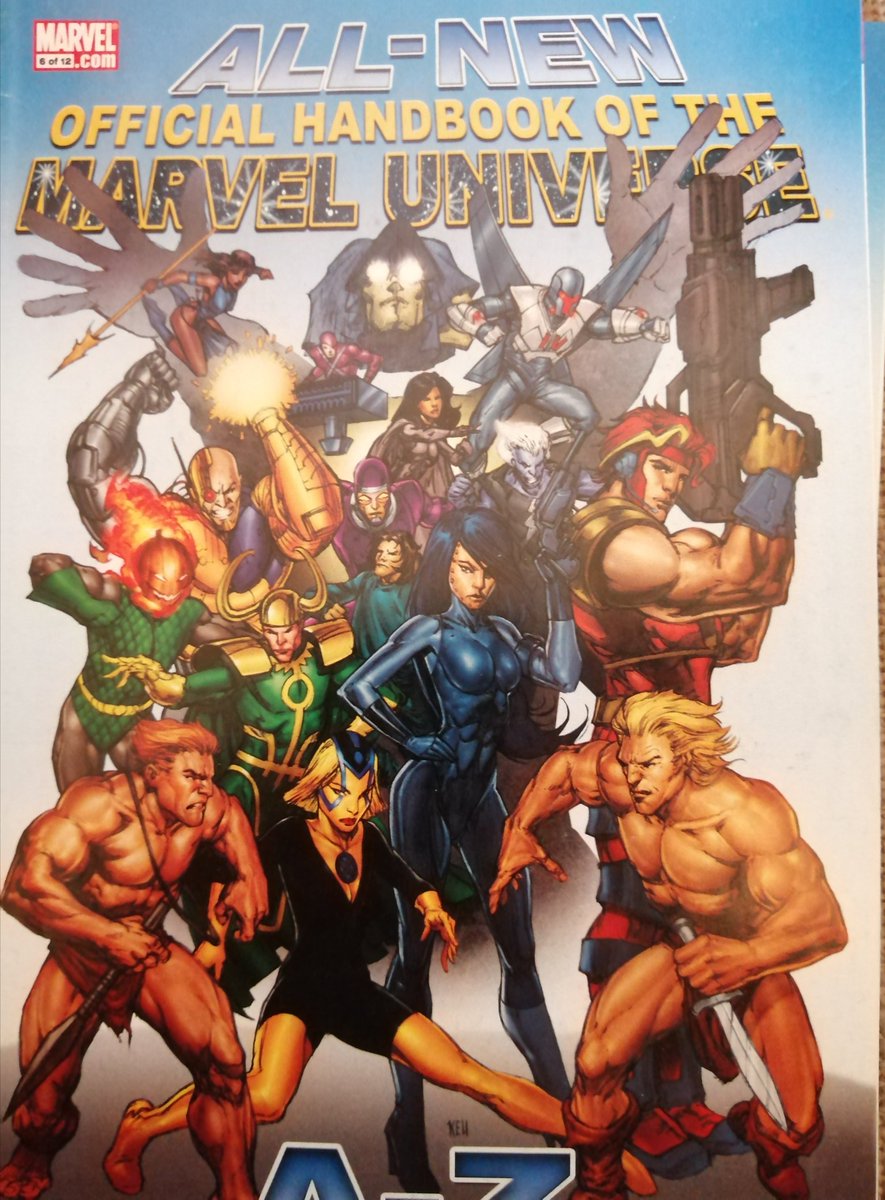 Scrambyuk's tweet photo. Probably the only time you'll see all 3 #DeathsHead s on the same cover and only time you'll see the other UK characters #Albion and #Killpower be on the same page as US characters lol
#MarvelComics #MarvelUK #MarvelHandbook #universe #Comics #covers #art https://t.co/GnTSiblPrF