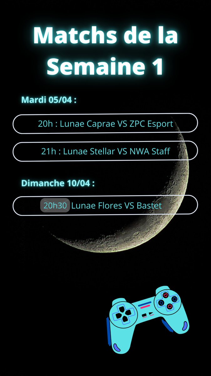 LunaeMilites's tweet photo. Changement d'horaire pour la team lunae flores 🌑🌕
#RocketLeague https://t.co/yAPvOMKbR7