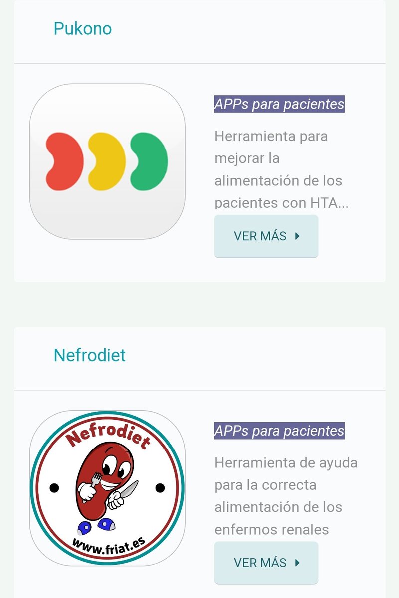 Aplicaciones para pacientes y profesionales para control de Potasio