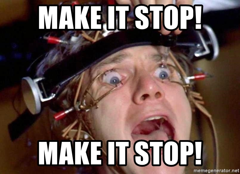 Watching a required work training about phishing.