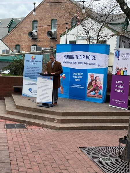 York Co. Dist. Atty. (@yorkcounty_da) on Twitter photo In observance of #ChildAbusePreventionMonth, Kara Bowser (not pictured), Erin Kraska & Taylor Katherman assisted in the reading of names, which reflected actual victims served by the <a href="/yorkcac/">YorkCAC.org</a> in 2021.
Honor Their Voice / Honor Their Name / Honor Their Courage In observance of #ChildAbusePreventionMonth, Kara Bowser (not pictured), Erin Kraska & Taylor Katherman assisted in the reading of names, which reflected actual victims served by the <a href="/yorkcac/">YorkCAC.org</a> in 2021.
Honor Their Voice / Honor Their Name / Honor Their Courage
