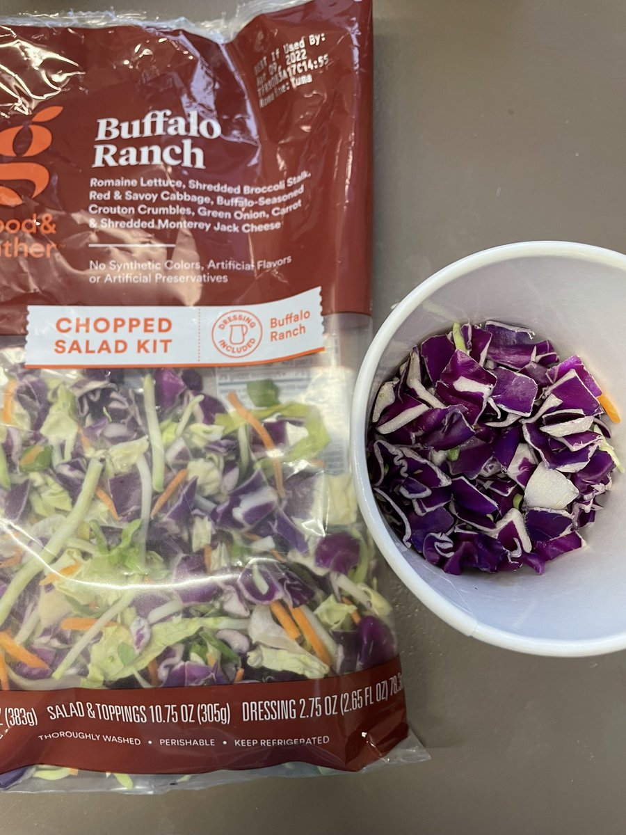 jfish526's tweet photo. Hey @Target when your salad kits are more cabbage than actual lettuce, it may be time to re-evaluate. If there is a shortage on actual greens, stop selling until they’re back up. Don’t try to substitute with cabbage. This wasn’t the first bag like this! Do better. ✌️ https://t.co/AZiRe5TbsG