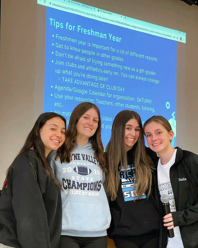 WV_Counselors's tweet photo. Our Peer Leaders presented to @anthonywaynemiddleschool 8th grade students today about everything Wayne Valley has to offer! https://t.co/w1mYs6S56U