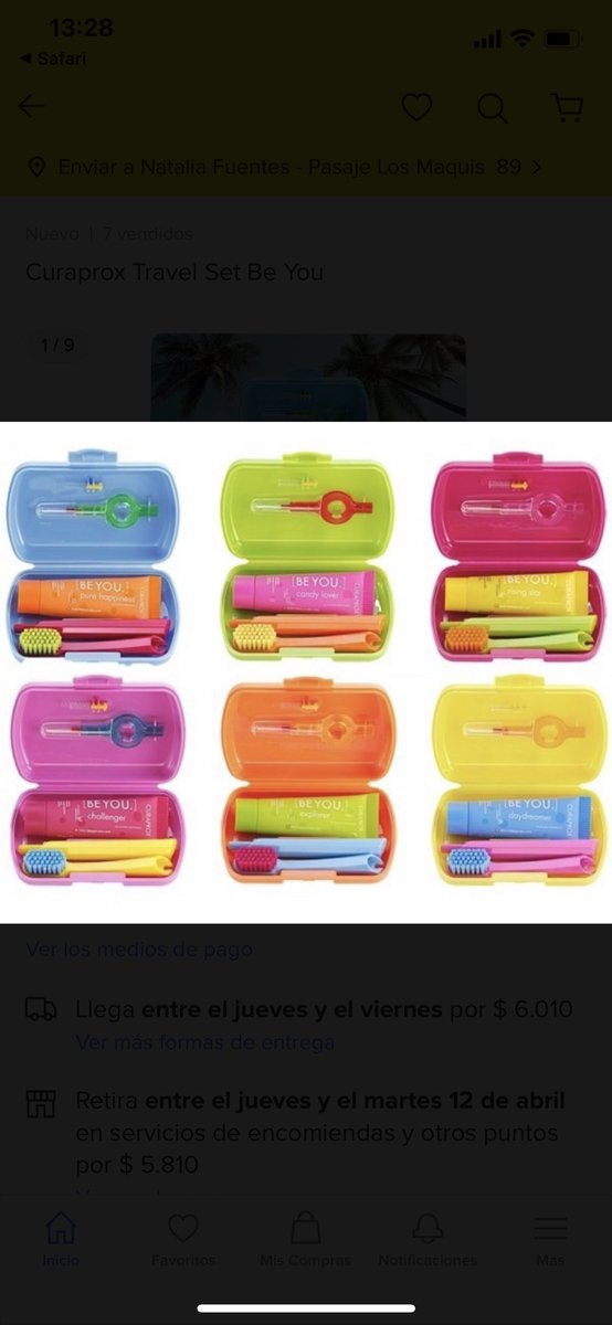 DentalSafeCl's tweet photo. KIT DE VIAJE $8.500 https://t.co/GSJsKMFAZj