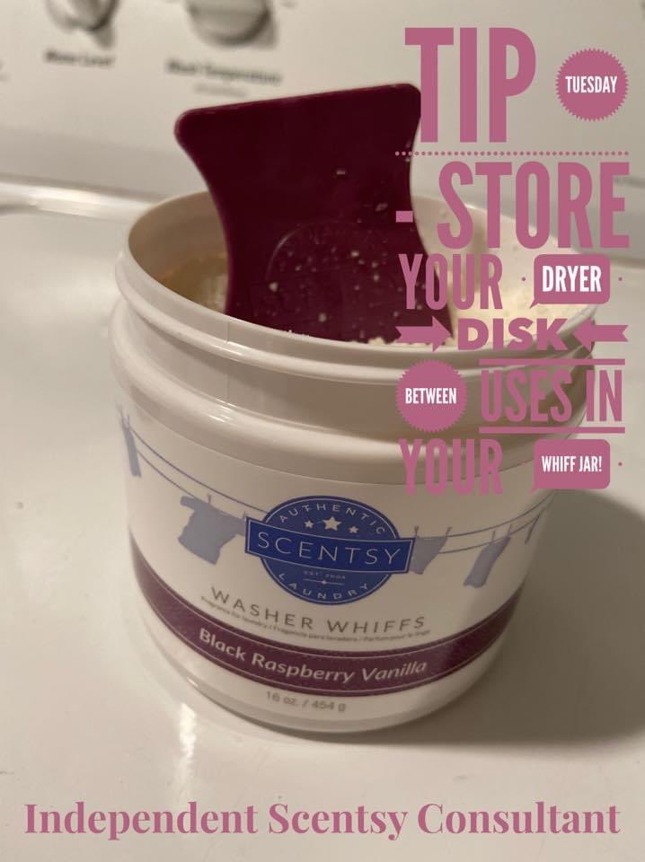 TalbertLeo's tweet photo. #TipTuesday store your dryer disk between uses in your washer whiff container.
#fragrance #scentsy #laundrylove #laundrytipsandtricks #dryerdisks #washerwhiffs https://t.co/cM6qG9rccW