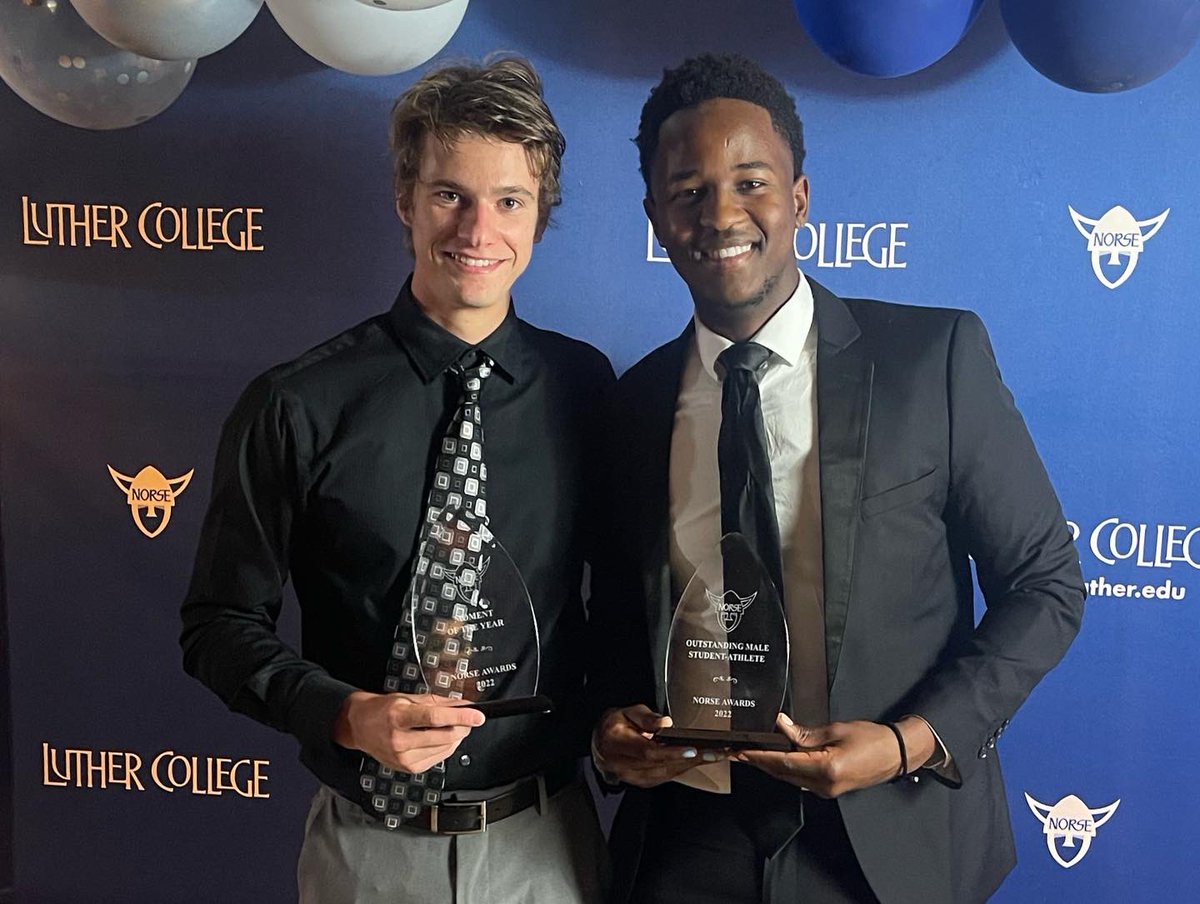 LutherTennis's tweet photo. Awesome night at the Norse Awards! Luther Tennis was well represented and honored. Congratulations to all the nominees and Award winners! 
Way to get it done on the court and in the classroom! It’s great to be a Norse! 🎉🎾💙 https://t.co/ly8arOp8Ch