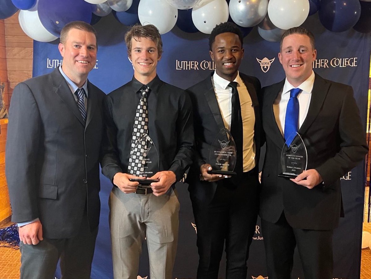 LutherTennis's tweet photo. Awesome night at the Norse Awards! Luther Tennis was well represented and honored. Congratulations to all the nominees and Award winners! 
Way to get it done on the court and in the classroom! It’s great to be a Norse! 🎉🎾💙 https://t.co/ly8arOp8Ch