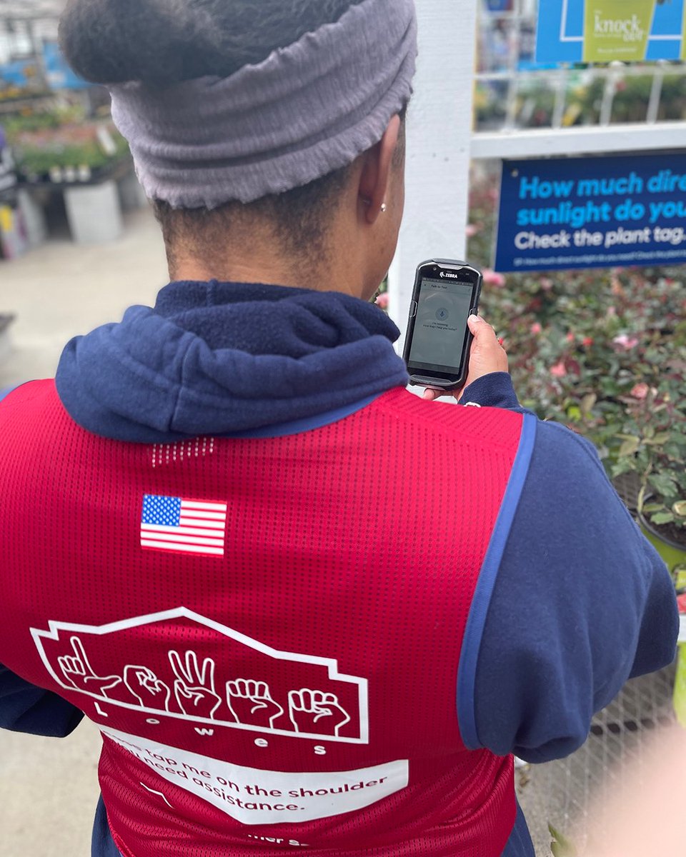 We rolled out a Talk-to-Text app to all <a href="/Lowes/">Lowe's</a> U.S. stores to improve accessibility for associates and customers who may be deaf or hard of hearing. This is in addition to our ASL vests, badges, and pins for associates. Learn more at fal.cn/3nxpV #DeafHistoryMonth