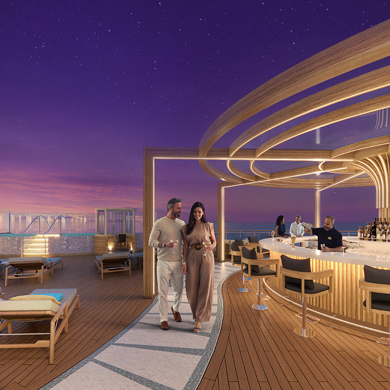 CruiseNorwegian's tweet photo. Dip into infinity and discover a new level of luxury on our newest and most experiential ship, Norwegian Viva. #CruiseNorwegian