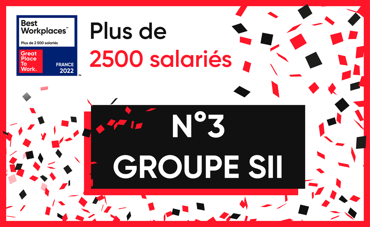 GPTW_FRANCE's tweet photo. [PALMARES #BESTWORKPLACES22] 
Un grand bravo à Groupe SII qui monte sur le podium du Palmarès #BestWorkplaces22 à la 3e place ! Félicitations !

#BestWorplaces22 #Palmarès #entreprises #QVT #classement #félicitations https://t.co/IVecDcLJye