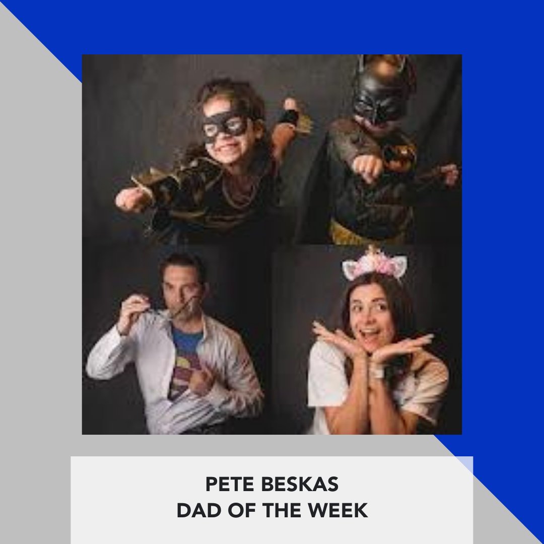 FatherTogether's tweet photo. Our Dad of the week is Pete Beskas! Read more about Pete on our blog found here: https://t.co/LbIjAozarH #fatheringtogether #dadoftheweek https://t.co/vbOGdu2IxW