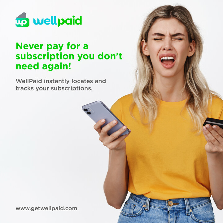 WellPaidInc's tweet photo. Subscriptions can be hard to keep track of these days. There are so many! WellPaid creates a simple list for you so you don't lose track of what you're paying.
.
.
.
#wellpaid #money #fintech #personalfinance #moneymindset #savingmoney #roommates #budgeting #moneymoves https://t.co/MrAzCcM7Bq