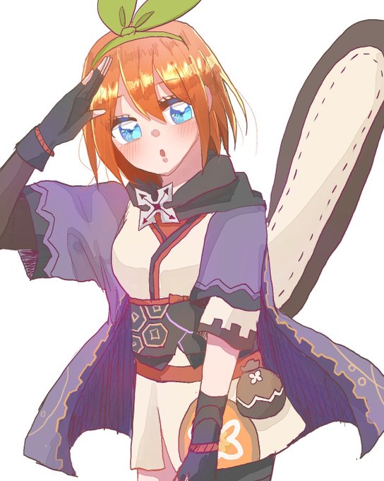 🆙さんがTwitterに投稿した中野四葉(五等分の花嫁)のイラスト。