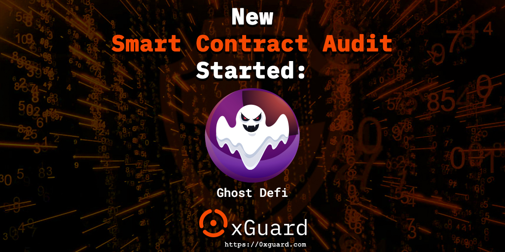 0xGuard's tweet photo. We are happy to announce that we've started the audit process for @ghost_defi's smart contracts.

Stay tuned and wait for our final report.

#DYOR #0xGuard #audit #smartcontracts #security #crypto https://t.co/MmpTugTR24