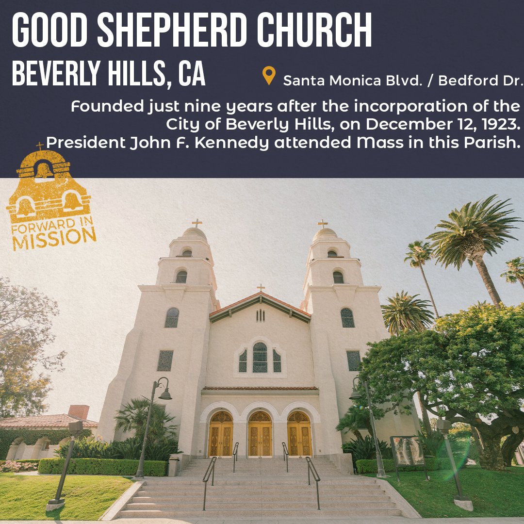 lacatholics's tweet photo. Good Shepherd's founding is tied to the founding of the City of Beverly Hills. Many celebrities have visited this parish, showing their love for our Lord, the front and center of this wonderful community. #ForwardinMission
Have you ever been to this church? Share in the comments! https://t.co/8SxNsQwLhS