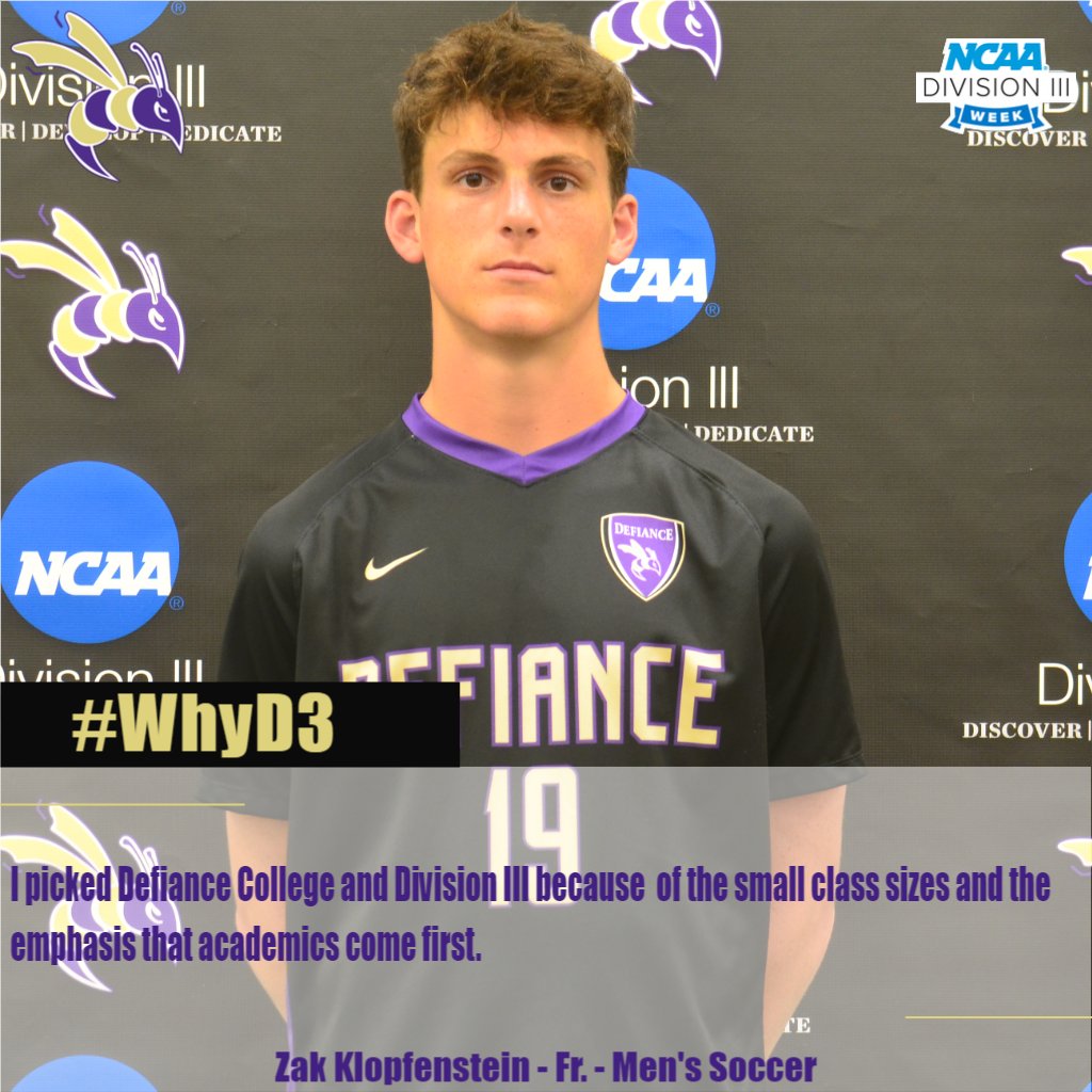 DC_Athletics's tweet photo. Our #WhyD3 series continues with responses from @DCmenssoccer! @defiancecollege #WhyDC #D3Week #JacketNation https://t.co/NouL70wRUd