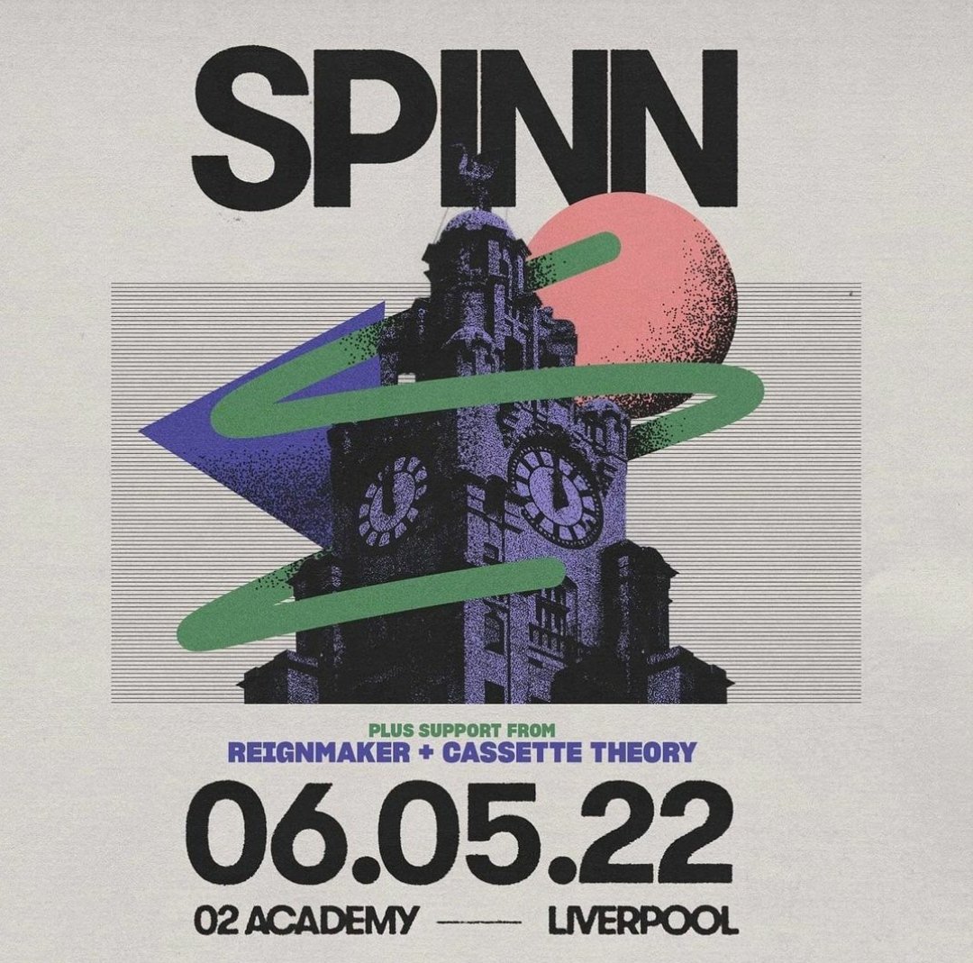 We'll be supporting the scouse legends <a href="/spinn_band/">SPINN</a> in the O2 Academy on 6th May. It'll be our biggest show to date and it's not a night to miss out on. Tickets are only £10 if you get them from us so send us a message if you want one, gonna be huge x