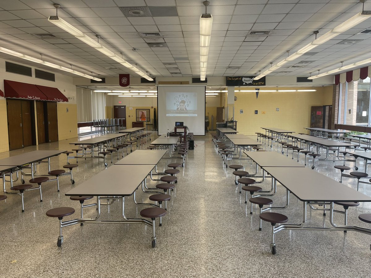 purposepushers's tweet photo. My classroom for this afternoon is Booker T. Washington HS! We are getting ready to have a powerful conversation about applied behavioral analysis! All behavior serves a function... 👀 #WhyDoTheyDoThat #TeachersWithaPurpose #BuildCapacity #InspirePurpose https://t.co/0Lsx0Twp64