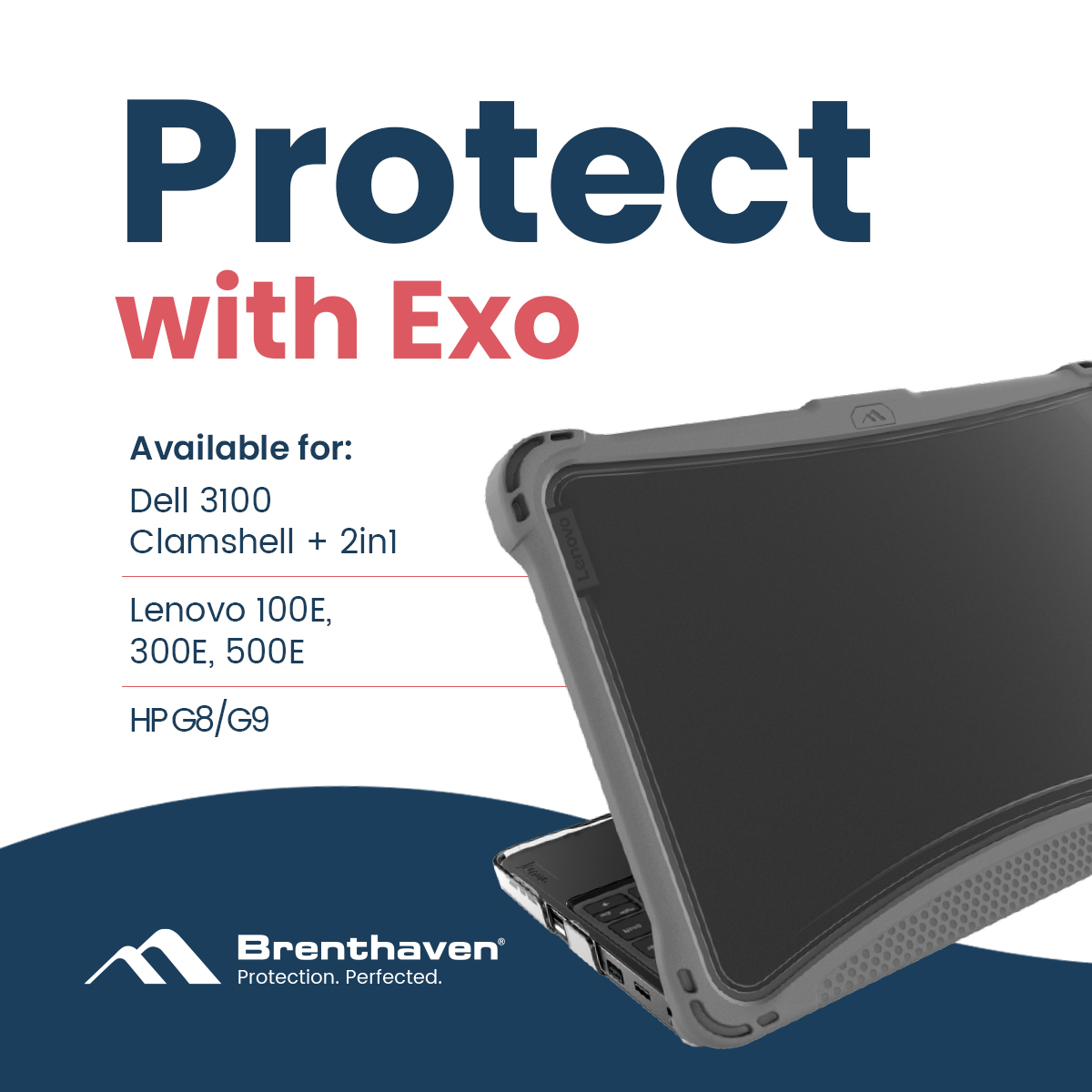 Enhance Chromebooks with a custom-molded Exo case from Brenthaven! These rugged cases install in seconds, offer 360-degree protection, have a textured grip surface, and securely latch with a front closure.

#EdTech #K12 #Education