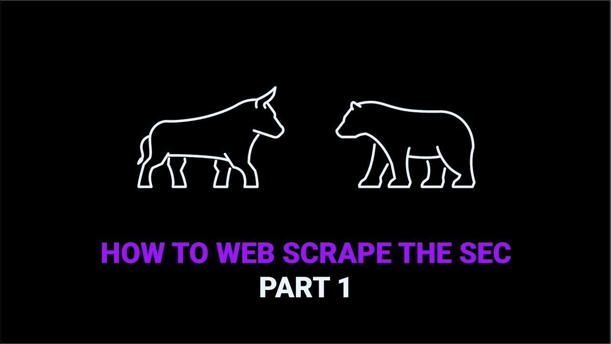 ScrapeLogo's tweet image. Video : How to #WebScrape #TheSEC | Part 💡 📹 1 - rite.link/j9yc #VideosWeb 👈🏼 click for the video - and to compare #Data #Enrichment #API alternatives on costs and reliability!