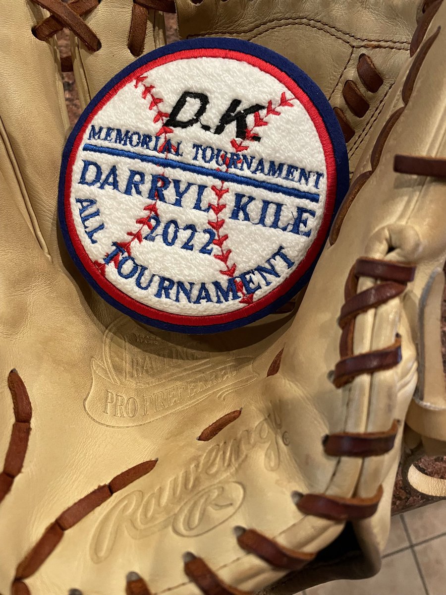 Matthewgorham8's tweet photo. Super honored to be recognized by my coaches for the Darryl Kile  “all tournament “patch in the Darryl Kile Memorial tournament 
@steve_silberman @gajones1414 @vmhsbaseball22 https://t.co/Ky53EwNLn8