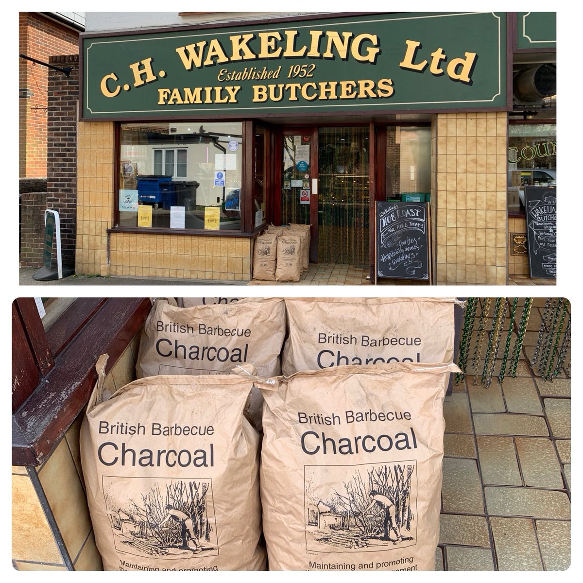 Lovely visit to see our local butcher Wakelings preparing customers for the spring BBQ season.  Thanks for your support and amazing produce sourced locally #butchers #cheeses #bbq #rugby #Farncombe ⁦<a href="/gazellesrugga/">Guildford Gazelles</a>⁩ ⁦<a href="/LoveGodalming/">Love Godalming</a>⁩ ⁦<a href="/VantageLocalMag/">VantagePoint Magazine</a>⁩