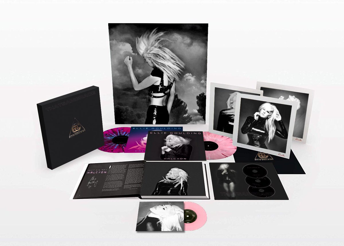 thatsamgrace's tweet photo. HALCYON X (10th Anniversary Boxset) - @elliegoulding / Concept by me https://t.co/ZsWVUYRjcc