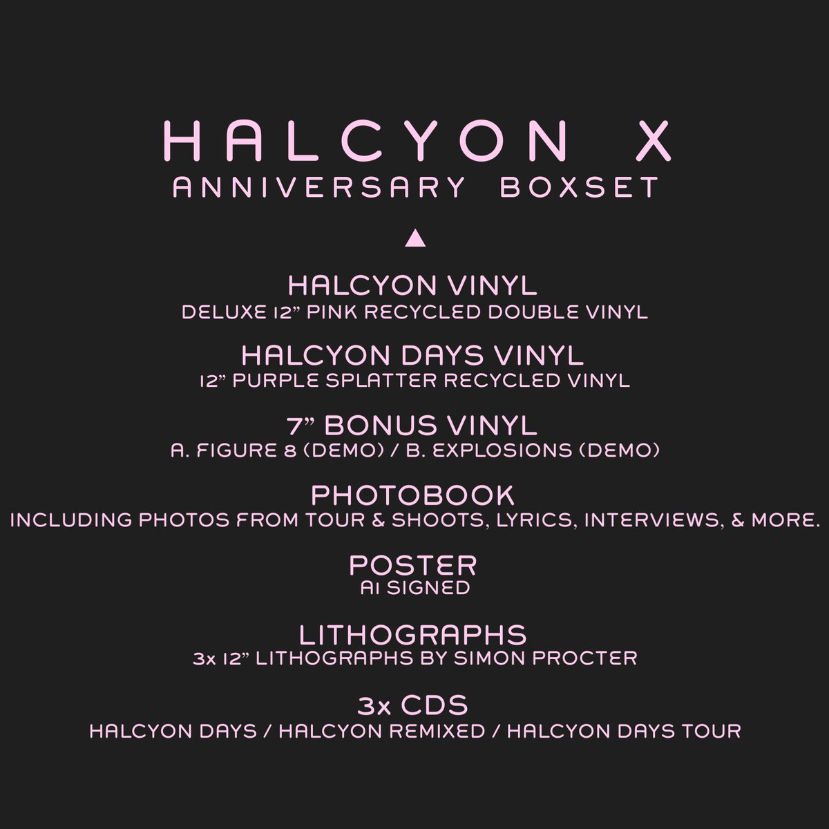 thatsamgrace's tweet photo. HALCYON X (10th Anniversary Boxset) - @elliegoulding / Concept by me https://t.co/ZsWVUYRjcc