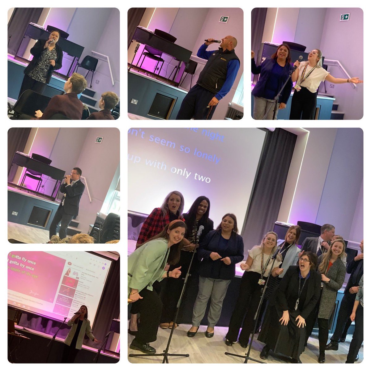 🎤🎤 What a brilliant start to our #AOM4UKR Ukraine fundraising. Amazing performances from very talented staff and pupils at our karaoke event ‘Sing Louder for Ukraine’