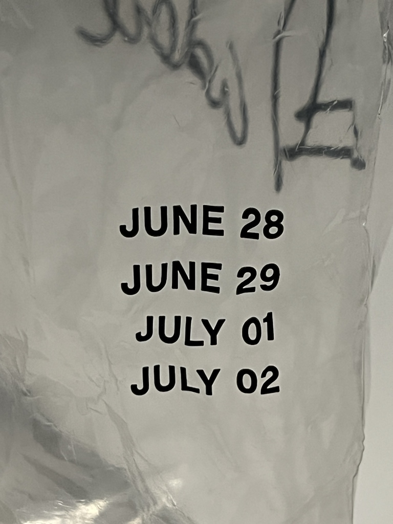 adam_adele_'s tweet photo. Anyone else kept the plastic bag from Wembley? The only bag I’ll keep forever!🤭😂 #Adele #AdeleatWembley @Adele @AdeleAccess https://t.co/rsEaHQ98X5