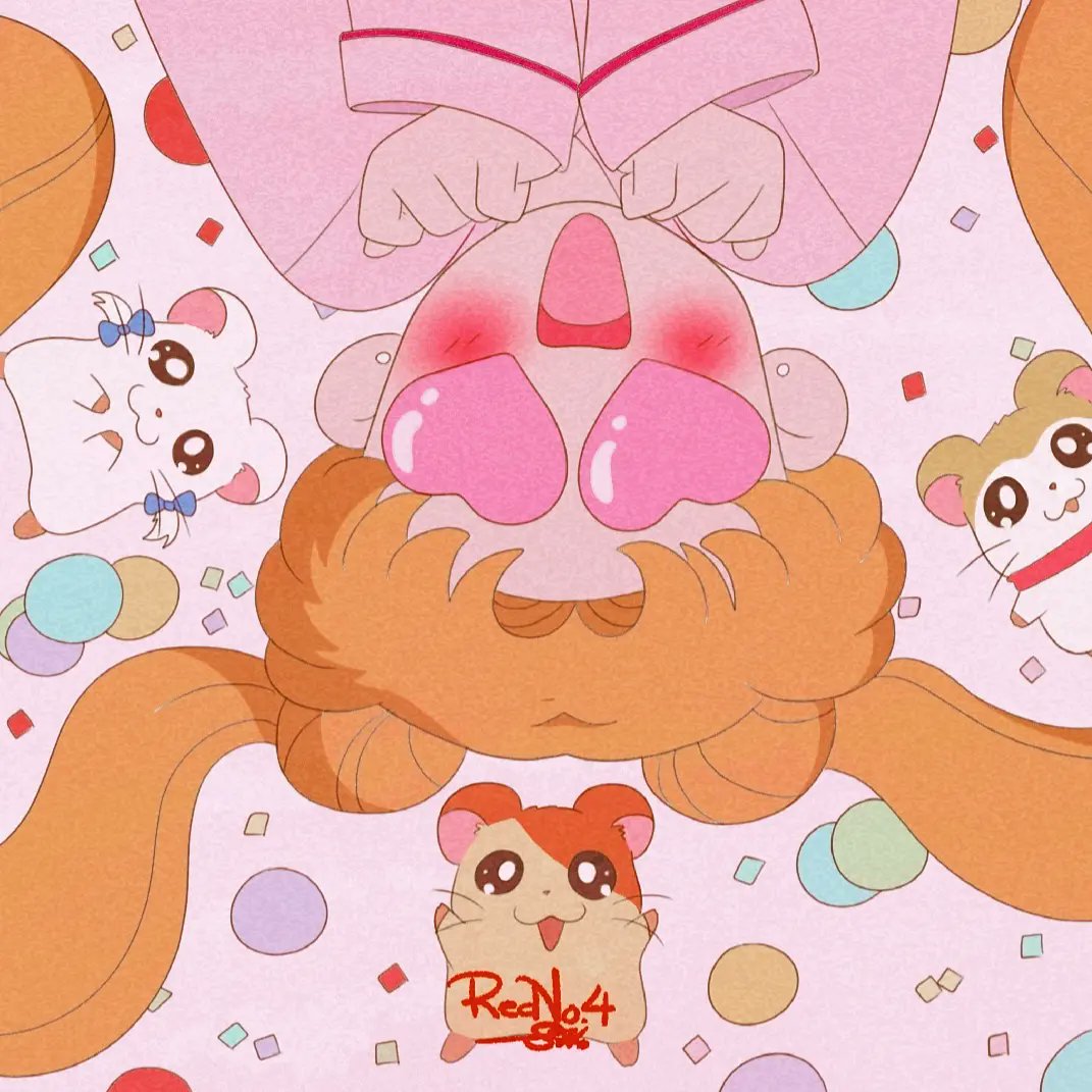 RedNo_4's tweet photo. Sailormoon/Hamtaro 200 follower celebration on my Insta: redno.4 follows there are highly appreciated!!♡ &amp; artists, lets be moots! #FANART #SailorMoon #animeart #ArtistOnTwitter #kawaii #Hamtaro https://t.co/nUgiTKcHyh