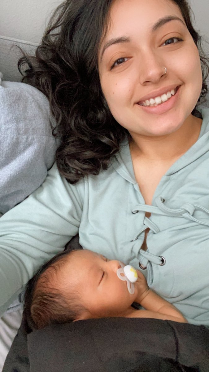 KryztalPena's tweet photo. Being a mommy to this cutie has already been the biggest blessing. Still studying for the MCAT as well and that has been difficult but it has to get done #newmom #futuredoctora #latinasinmedicine #SiSePuede https://t.co/HLsLemjvhB