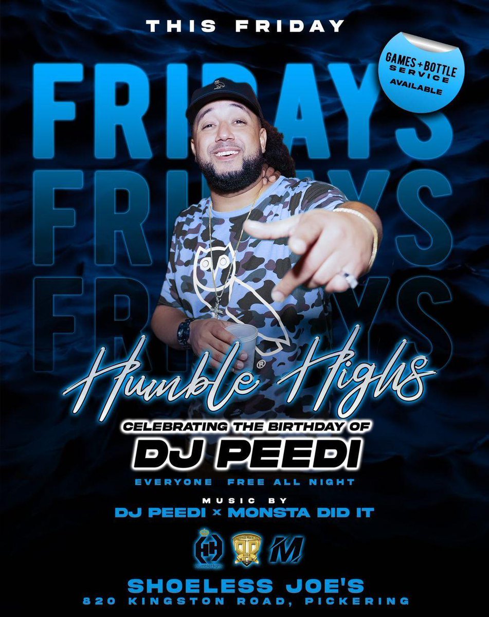 HumbleHighs's tweet photo. Make sure yall make it out to @peeditwotimes birthday party this friday!!! #humblehighsfridays https://t.co/mvE5kJvGC1
