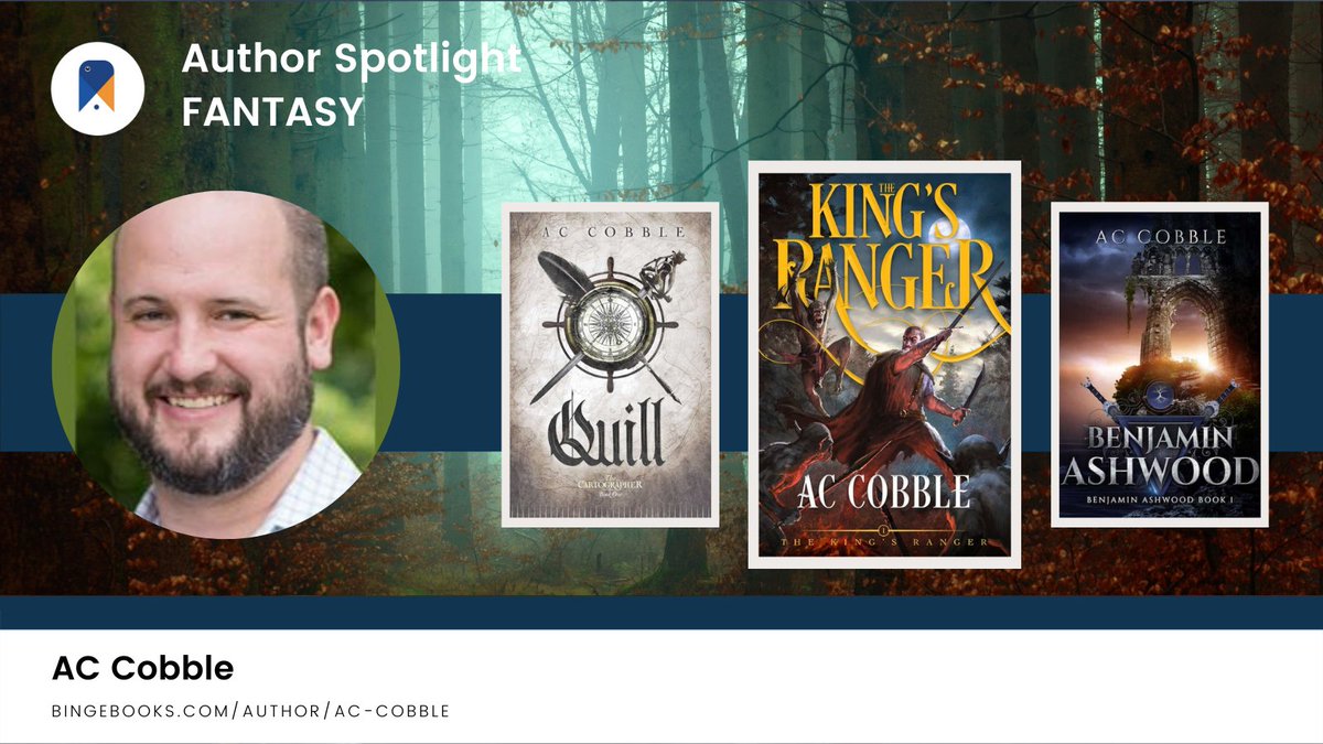 realBingeBooks's tweet photo. Enjoy this sample of THE KING'S RANGER from our latest Spotlight Author in #Fantasy: @ac_cobble  

Start reading here: https://t.co/t4Ypw1GJGw

#amreading #booklovers #fantasybooks #fantasyfiction #fantasyfictionseries #nextgreatread https://t.co/NlrloED6KD