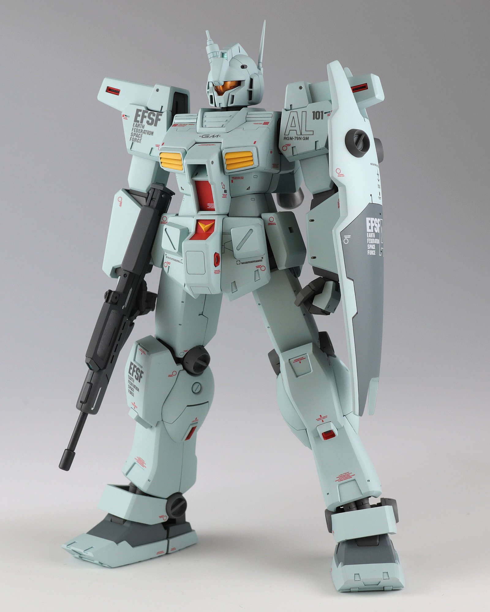 Kojack Hguc改造ジム カスタム完成です G F F の隣にディスプレイできるモデル を目指して製作しました T Co Rwmmmfk8mi Twitter