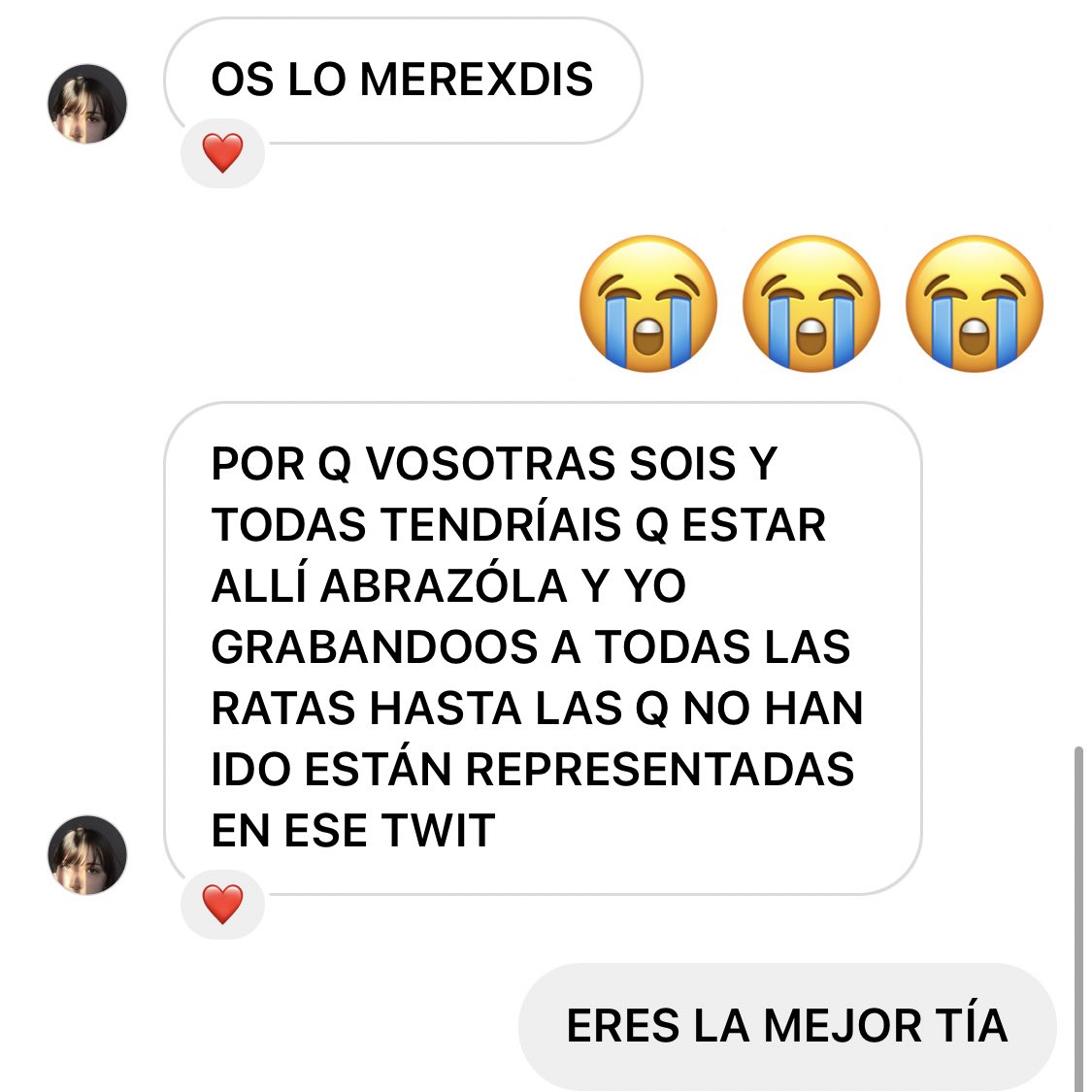 rociomoraiss's tweet photo. @soymariaramos_ ERES LA MEJOR.❤️ Que orgullo ser tú amiga te lo juro. Los abrazos de Najwa van por todas las ratas.😌❤️🐁 #putasratas #NAJWANIMRI https://t.co/fEzAJ1LeF0