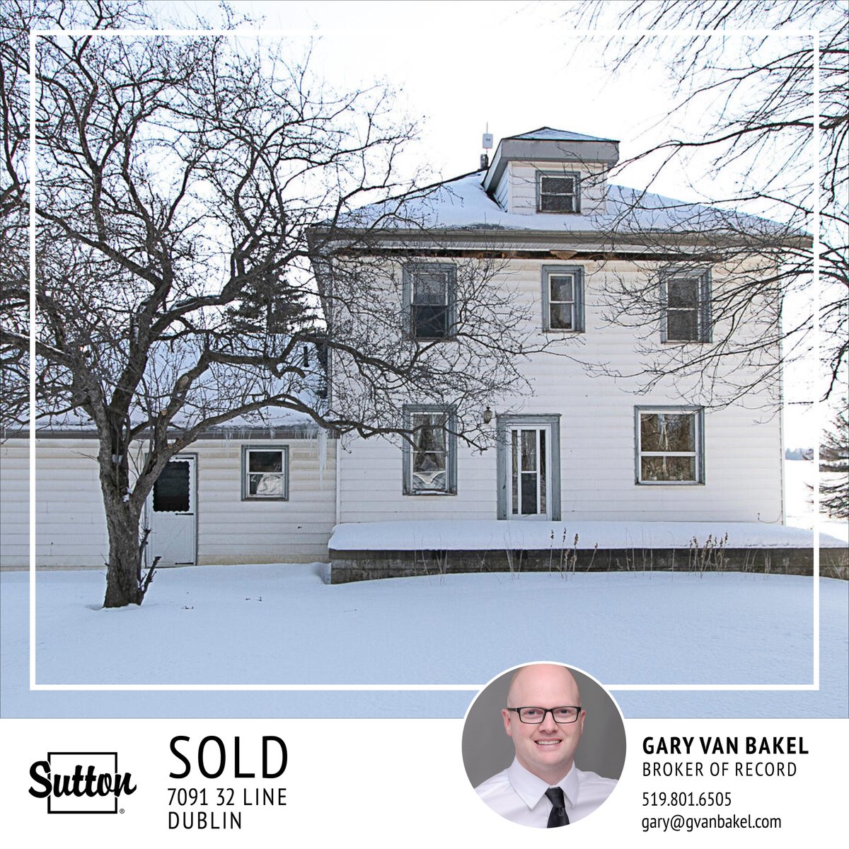 gvanbakel's tweet photo. JUST SOLD!
7091 32 Line, Dublin
MLS # 40212357

#WestPerthOntario #DublinOntario #GaryVanBakel #TheSuttonTeam #SuttonSold @SuttonGroupFC https://t.co/ZWq00WKqCT