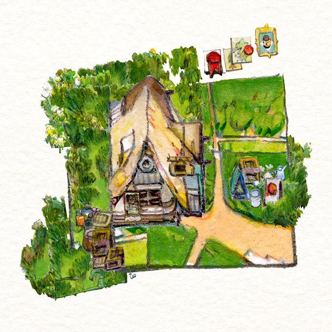 Would you play an RPG that looked like this?
Sketching with the shelter kit mixed with a few others kits: 