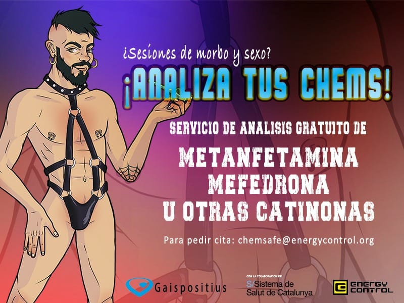 GAISPOSITIUS's tweet photo. 💥Gais Positius en colaboración con Energy Control @EC_es pone en marcha el estudio ‘Analiza tus #chems’, un servicio gratuito y confidencial de análisis de sustancias a población usuaria de #chemsex de Cataluña.👇
🔗https://t.co/HrnGUxLoFh https://t.co/7Jyi834h3e
