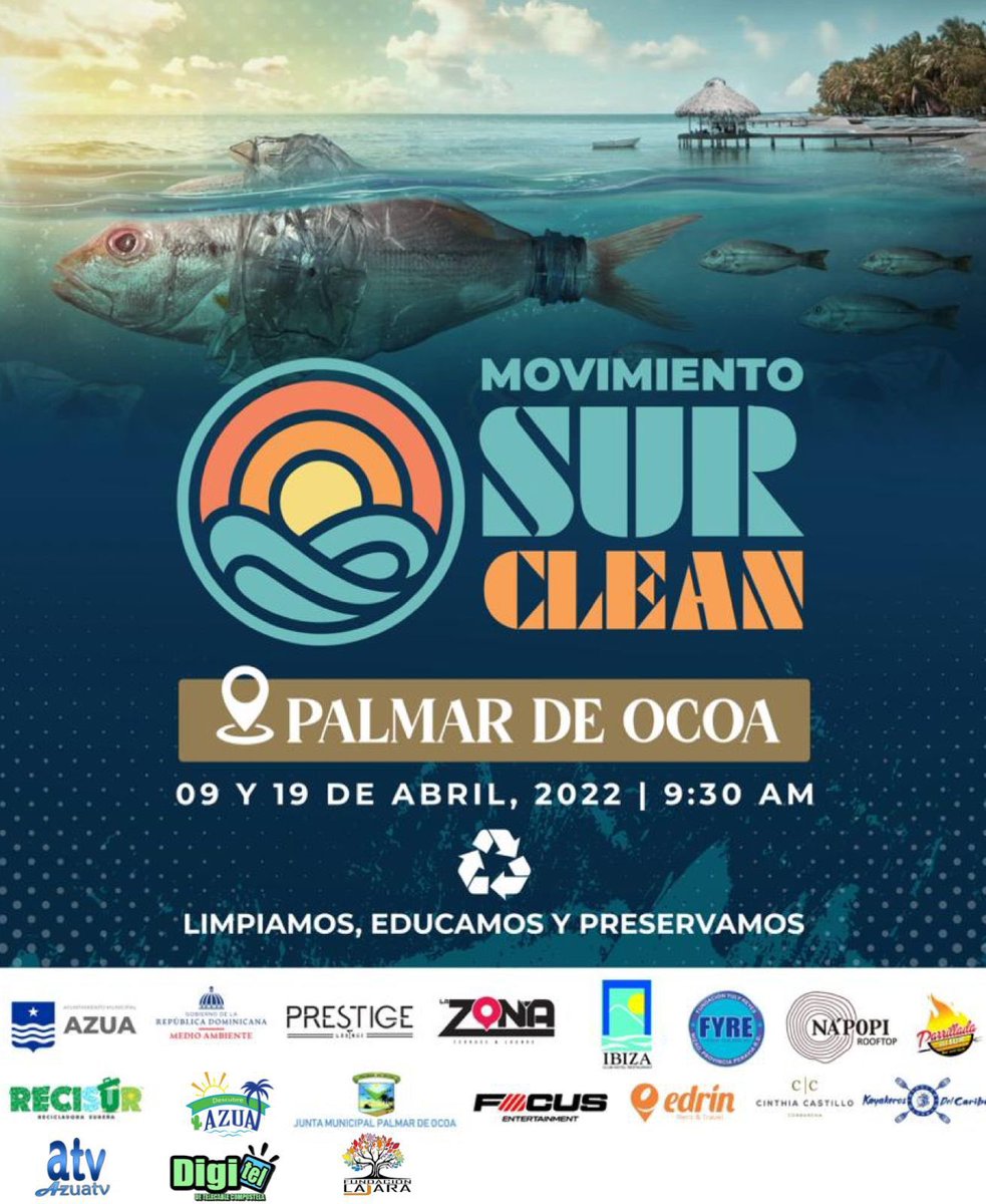 Este sábado nos vamos para Palmar de Ocoa. Uniendo fuerzas con @movimientosurclean y @joel.blandino acompáñanos #juntosporelsur #turismosur #descubreazua