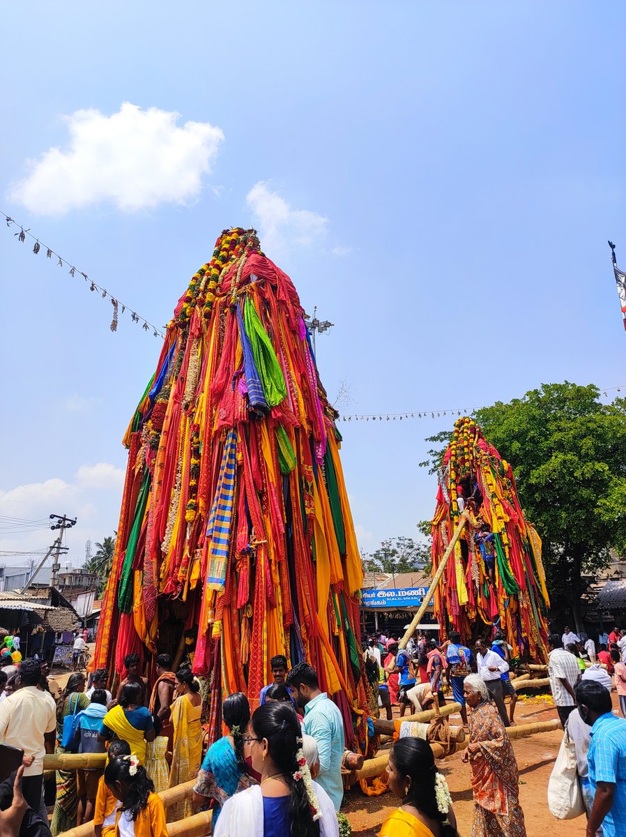 ksraja94's tweet photo. #திருவிழா நிறைவுற்றது
The #festival  is over #Thottiyam #Chariot #தேர் 🎉 https://t.co/mxbddh01aj