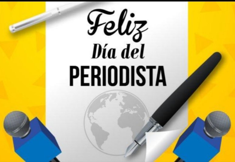 LeeManzanillo's tweet photo. Feliz día del Periodista.

Hoy día nacional del periodismo, profesión que es considerada el 4to Poder por su influencia en los asuntos sociales y políticos del país; Cómo decía Gabriel García Márquez el periodismo es el mejor oficio del mundo. https://t.co/ai8jRe5mAl