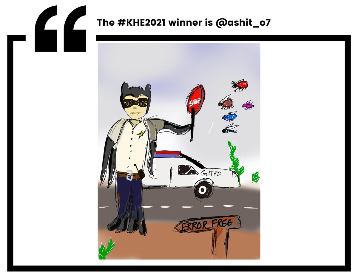 GitHubEducation's tweet image. 🖌️🎨 @GitHubEducation #MyOctocat winners for today 🎉 

☕ @belikeamitesh
🛏️ @17sushmita
🛑 @ashit_o7
👑 @aaarkid

#unihacks #Hackcoming #KHE2021 #jacobshack
