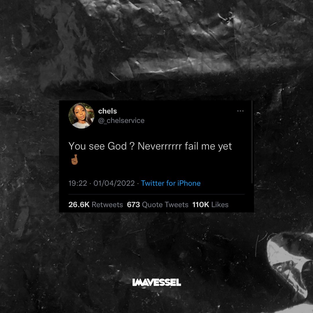 imavesseluk's tweet photo. Like this if God’s never failed you! ♥️🙏🏾 https://t.co/jjxJ4iiwXc