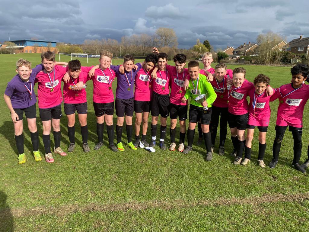 Congratulations to the year 7 and 8 boys football teams who both won the Wakefield and Pontefract Cup this afternoon after beating <a href="/OssettAcademy/">Ossett Academy</a> 1-0 and 3-1 respectively. Thank you to <a href="/MinsthorpePE/">Minsthorpe PE</a> for hosting the finals. <a href="/OGACADEMY/">Outwood Grange Academy</a>