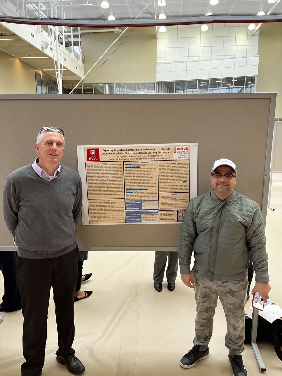 Great work by students associated with the Spatial Justice Studio during WSSU's 2022 Scholarship Day!  #WSSU