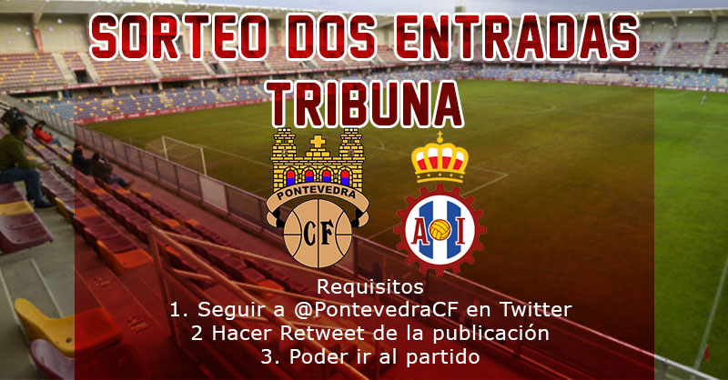 PontevedraCF's tweet photo. 🎟 SORTEO DOS ENTRADAS PARA TRIBUNA CONTRA EL AVILÉS 🎟

➡️ Un granate anónimo nos ha donado dos entradas para la grada de Tribuna ante el Avilés. Así que ¡las sorteamos (juntas)!

Requisitos 👇
1. Seguirnos (a @PontevedraCF)
2. Hacer retweet a esta publicación
3. Ir al partido! https://t.co/HPMpXiebsH